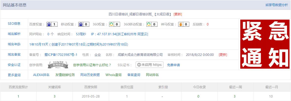 大成日語整站綜合排名
